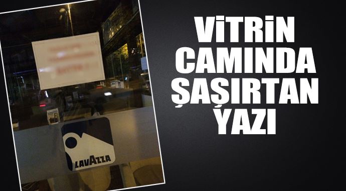 Lüks semtte görenleri şaşırtan yazı! Lüks semtte görenleri şaşırtan yazı!