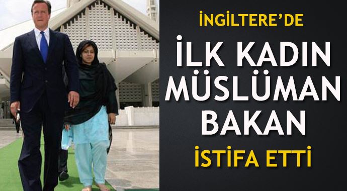 İngiltere&#039;nin ilk kadın Müslüman bakanı istifa etti