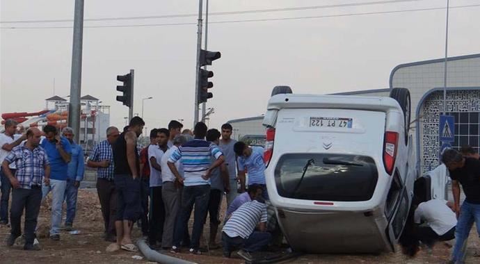Mardin'de trafik akzası! 1 ölü 1 yaralı