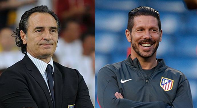 Simeone ve Prandelli bir araya geldi