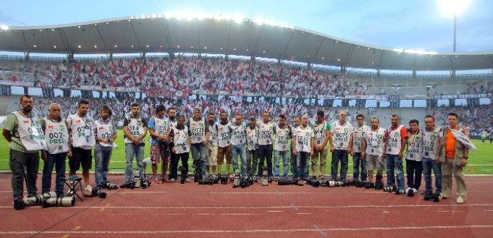 Erkan Koyuncu için saygı duruşu