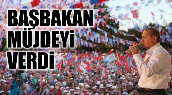 Başbakan müjdeyi verdi!