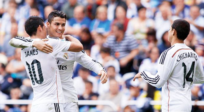 Real Madrid gol oldu yağdı: 8-2 Real Madrid gol oldu yağdı: 8-2