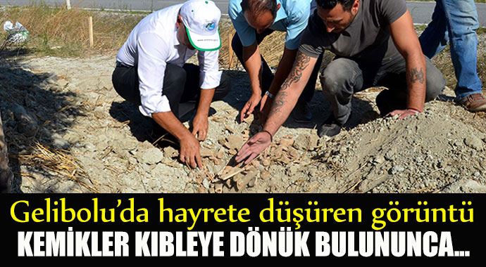 Kemiklerin kıble yönünde bulunması gerçeği ortaya çıkardı! Kemiklerin kıble yönünde bulunması gerçeği ortaya çıkardı!