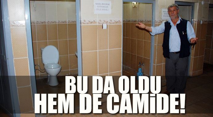 Camiye giren hırsızlar tuvalet kapılarını çaldı Camiye giren hırsızlar tuvalet kapılarını çaldı