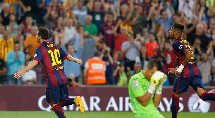 Barcelona&#039;dan yarım düzine! Messi 401&#039;i attı!