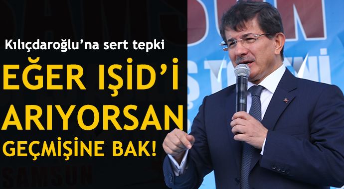 Başbakan Davutoğlu&#039;ndan Kılıçdaroğlu&#039;na sert tepki