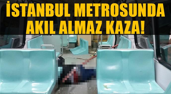İstanbul&#039;da metro kazası!