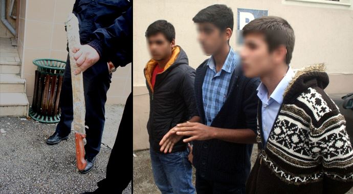 Döner bıçaklı gasp! Döner bıçaklı gasp!
