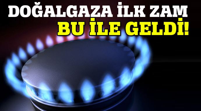 İlk doğalgaza zam haberi İzmir&#039;den geldi