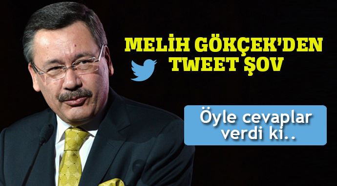 Melih Gökçek&#039;den tweet şov