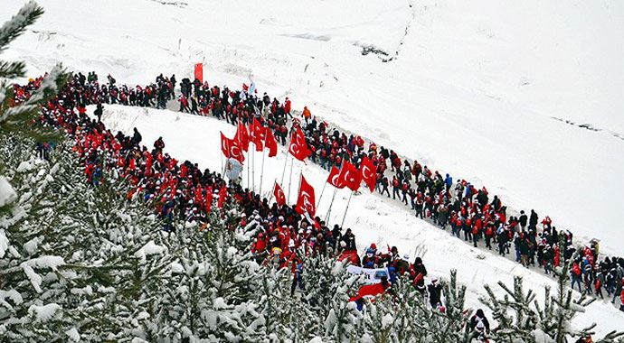 Gençlik Sarıkamış yürüyüşünde buluşacak Gençlik Sarıkamış yürüyüşünde buluşacak