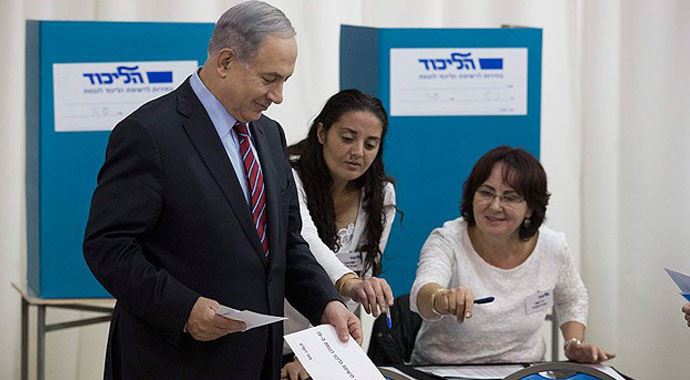Netanyahu yeniden başkan seçildi Netanyahu yeniden başkan seçildi