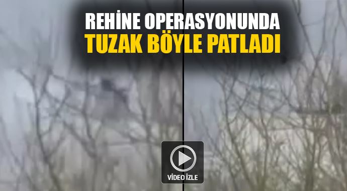 Tuzaktan son anda kurtuldu