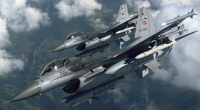 Türk jetlerine Suriye'den taciz Türk jetlerine Suriye'den taciz
