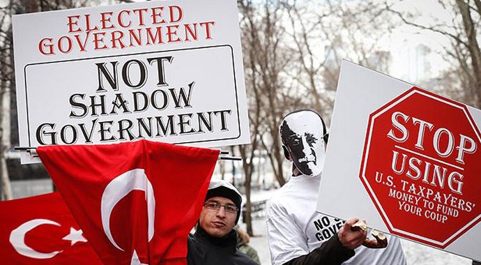 ABD'de 'Paralel Devlet İstemiyoruz' mitingi ABD'de 'Paralel Devlet İstemiyoruz' mitingi