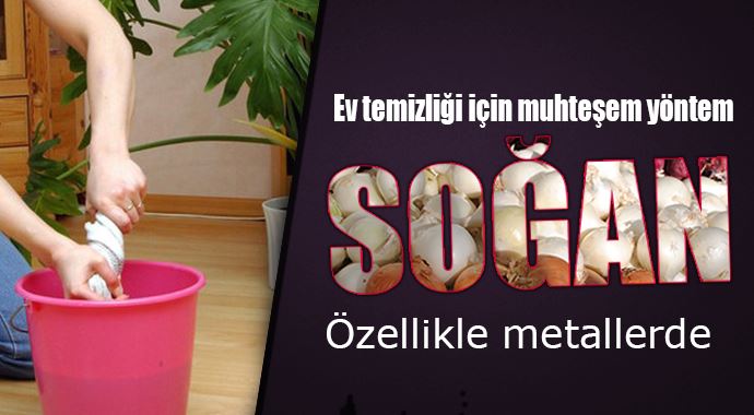 İşte soğanı ev temizliğinde kullanmanın yolları İşte soğanı ev temizliğinde kullanmanın yolları