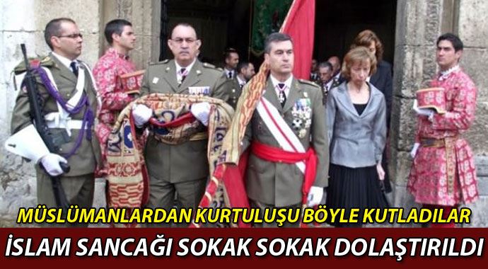 Sokak sokak dolaştırılan İslam Sancağı'nın yürek yakan hikayesi Sokak sokak dolaştırılan İslam Sancağı'nın yürek yakan hikayesi