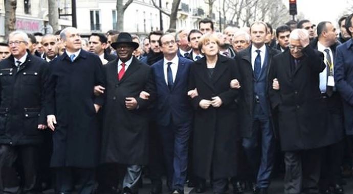 Paris'teki liderler yürüyüşünün arka planı ortaya çıktı Paris'teki liderler yürüyüşünün arka planı ortaya çıktı