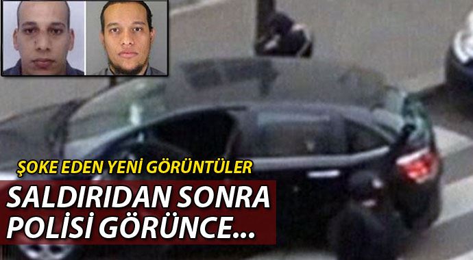 İşte Charlie Hebdo saldırısının yeni görüntüleri İşte Charlie Hebdo saldırısının yeni görüntüleri