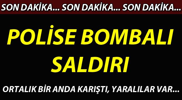 Nusaybin&#039;de polise bombalı saldırı! 2 polis yaralı