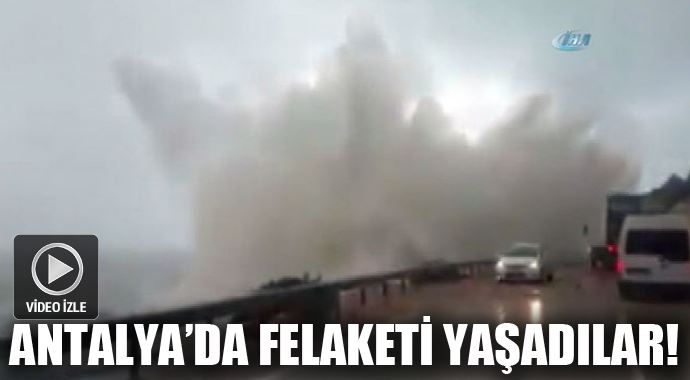 Antalya'da felaketi yaşadılar! Antalya'da felaketi yaşadılar!