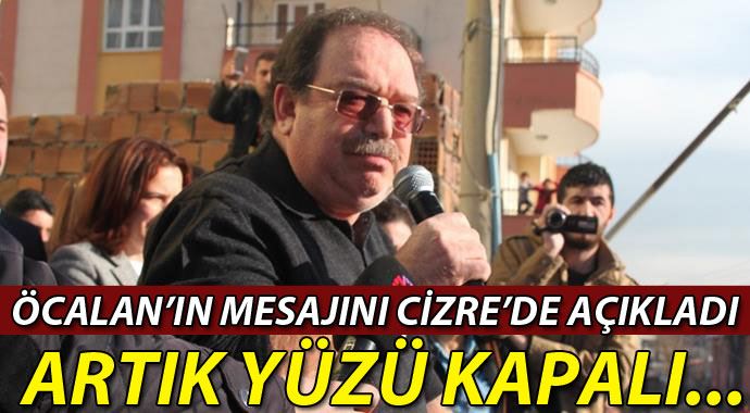 Hatip Dicle, Cizrelilere Öcalan'ın mesajını iletti Hatip Dicle, Cizrelilere Öcalan'ın mesajını iletti