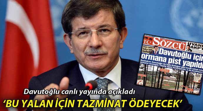 Sözcü yalan haber nedeniyle tazminata mahkum oldu