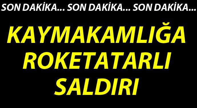 Cizre'de kaymakamlık binasına roketli saldırı
