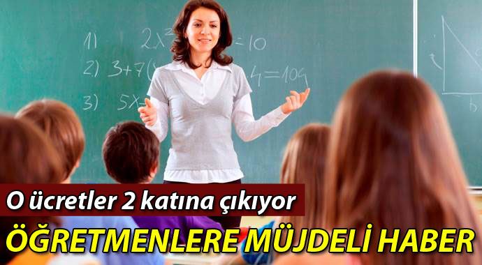 Öğretmenlere ek ders müjdesi!