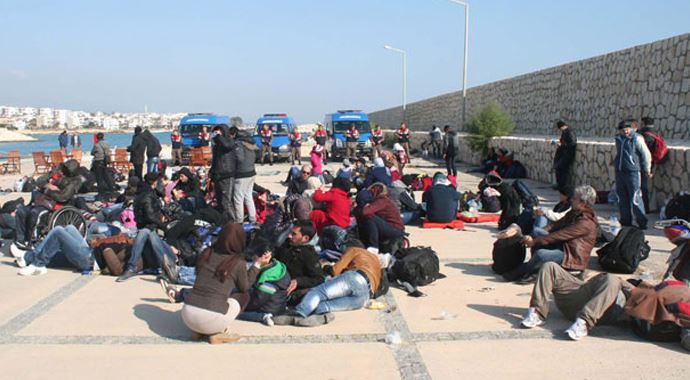Balıkçı teknesinde 140 Suriyeli Balıkçı teknesinde 140 Suriyeli