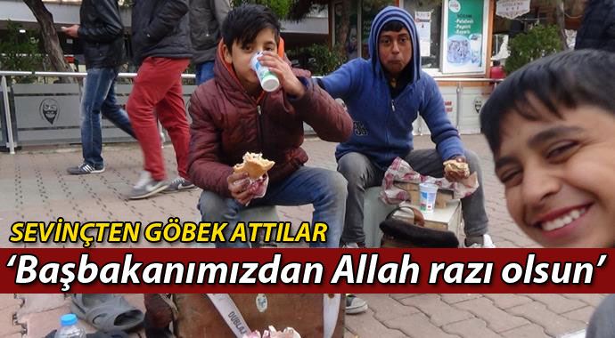 Davutoğlu'nun programı o çocuklara yaradı Davutoğlu'nun programı o çocuklara yaradı