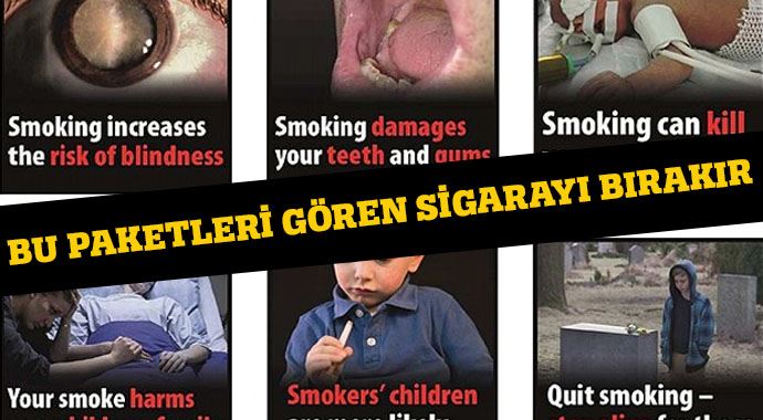 Sigara paketlerindeki o fotoğraflar değişti Sigara paketlerindeki o fotoğraflar değişti