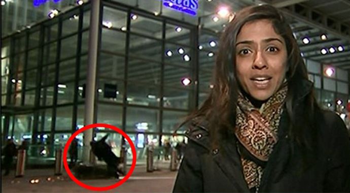 Kaza anı kameralara yansıdı Kaza anı kameralara yansıdı