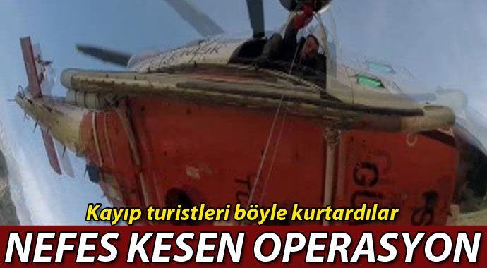 Yabancı gençlerin nefes kesen kurtarma operasyonu kamerada Yabancı gençlerin nefes kesen kurtarma operasyonu kamerada