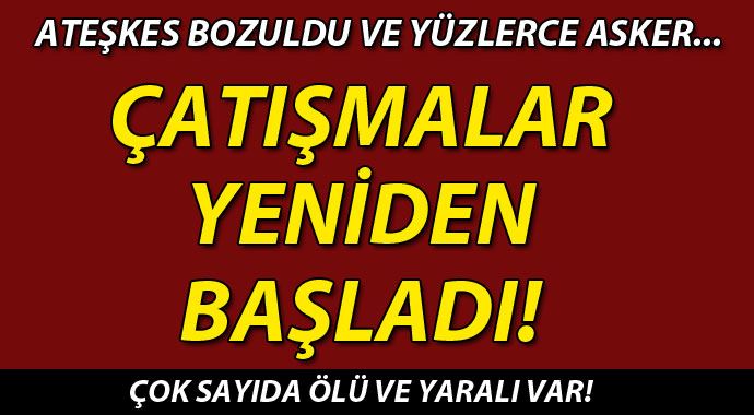 Rus askerleri Ukrayna'ya girdi, çatışmalar yeniden başladı Rus askerleri Ukrayna'ya girdi, çatışmalar yeniden başladı