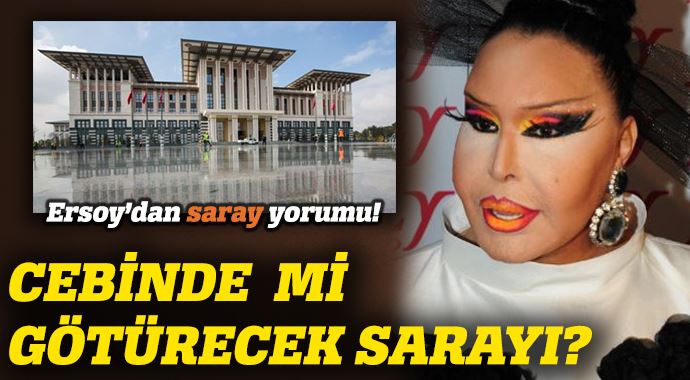 Bülent Ersoy'dan Cumhurbaşkanlığı Sarayı yorumu! Bülent Ersoy'dan Cumhurbaşkanlığı Sarayı yorumu!