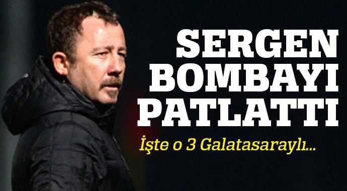 Sergen Yalçın'ın müthiş listesi Sergen Yalçın'ın müthiş listesi