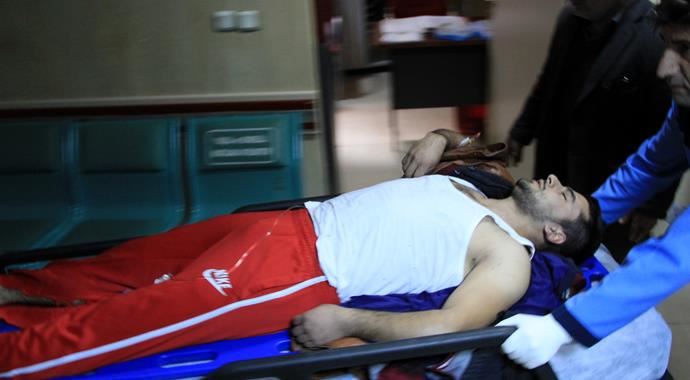 Sara nöbeti geçiren inşaat işçisi 6&#039;ncı kattan düştü! 