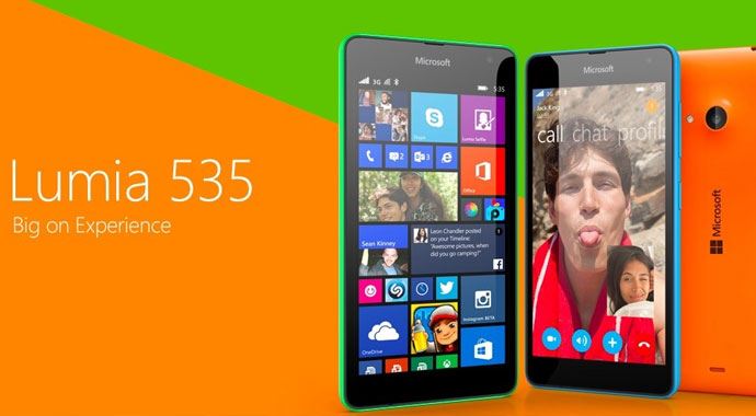 Lumia 535 Türkiye'de satışta Lumia 535 Türkiye'de satışta