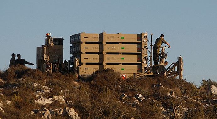 İsrail Demir Kubbe'yi Lübnan sınırına kaydırdı İsrail Demir Kubbe'yi Lübnan sınırına kaydırdı