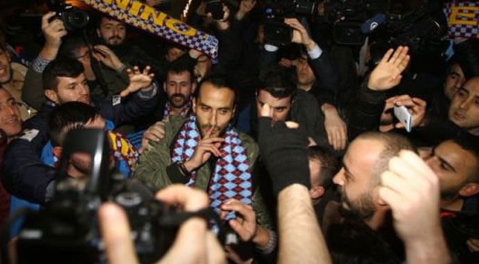 Erkan Zengin&#039;e Trabzon&#039;da coşkulu karşılama