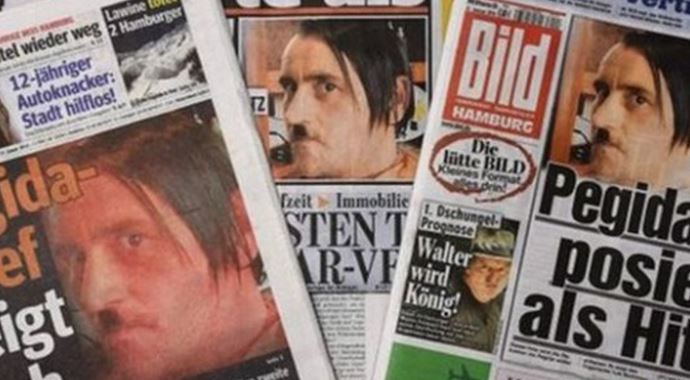 Pegida lideri, Hitler tartışması sonrası istifa etti Pegida lideri, Hitler tartışması sonrası istifa etti