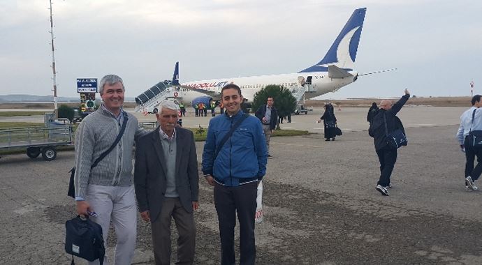 İlk uluslararası uçuş kutsal topraklara İlk uluslararası uçuş kutsal topraklara