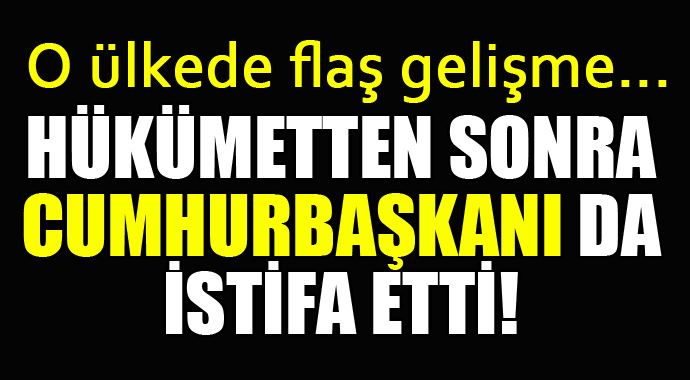 Yemen'de hükümetten sonra Cumhurbaşkanı da istifa etti Yemen'de hükümetten sonra Cumhurbaşkanı da istifa etti