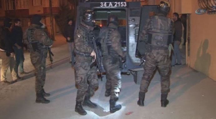 İstanbul'da terör operasyonu İstanbul'da terör operasyonu