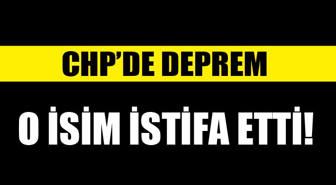 CHP&#039;de istifa depremi
