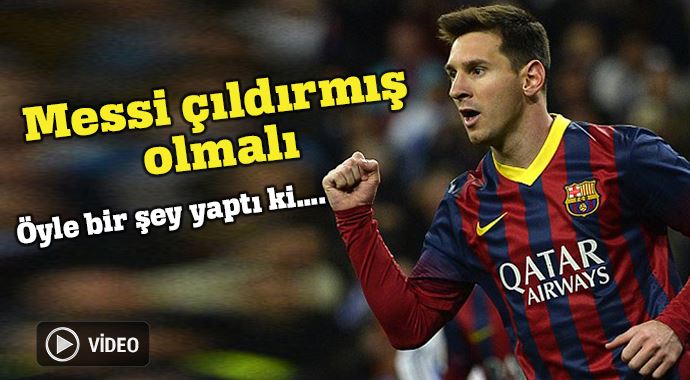 Messi, öyle bir şey yaptı ki..