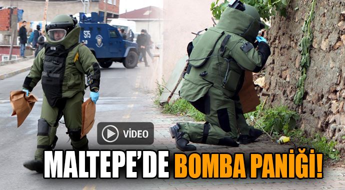 Maltepe&#039;de bomba paniği!