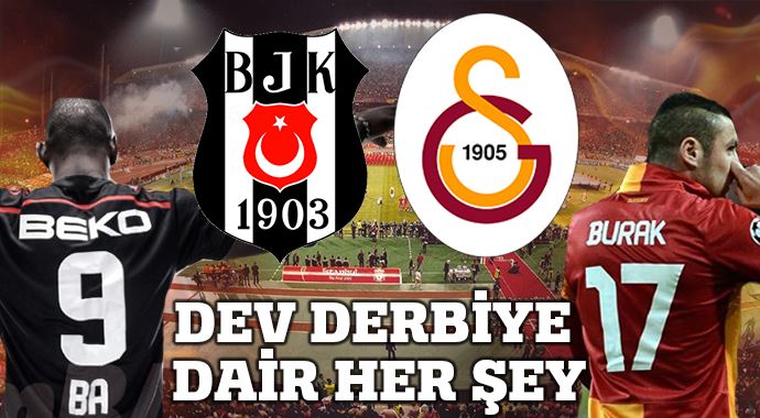 Beşiktaş-Galatasaray dev derbisine dair her şey Beşiktaş-Galatasaray dev derbisine dair her şey